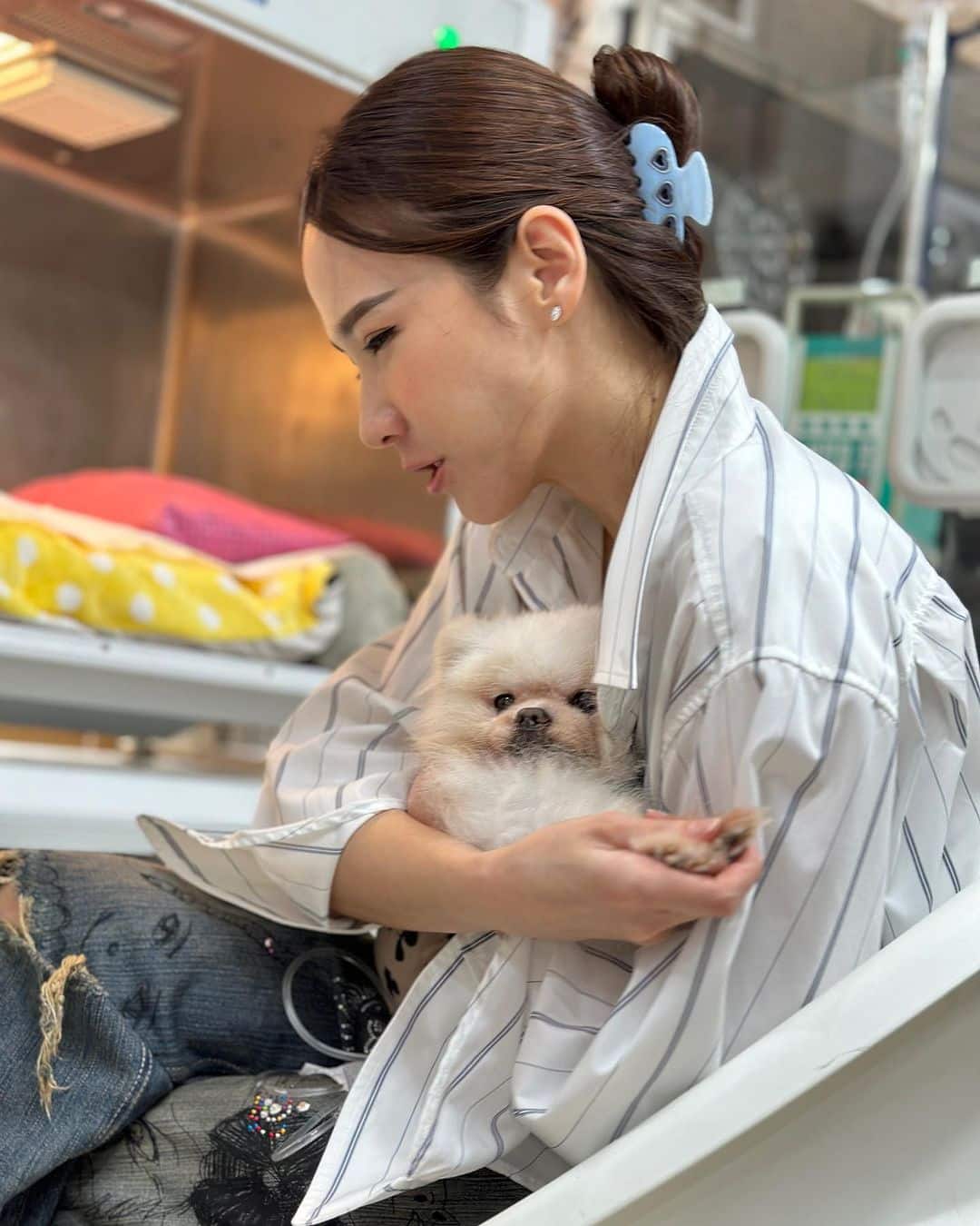 อั้ม พัชรา ให้กำลังใจน้องสตางค์