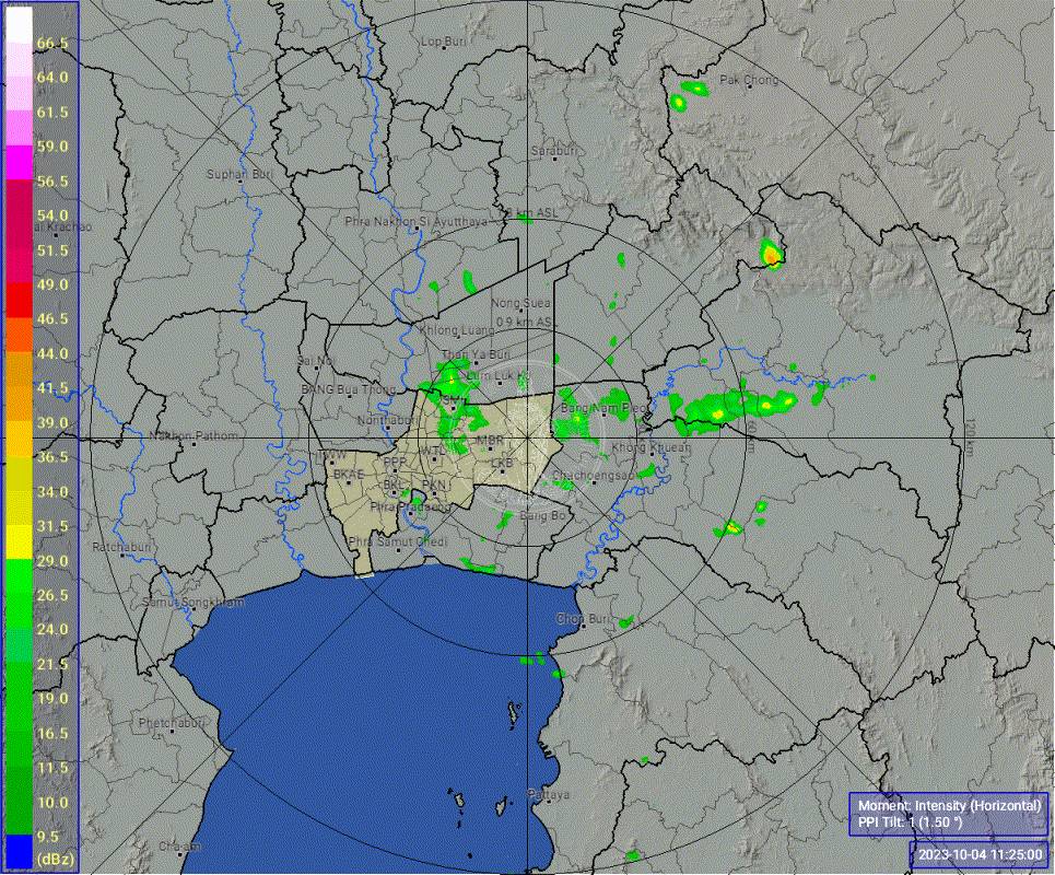 เรดาร์ ฝนวันนี้