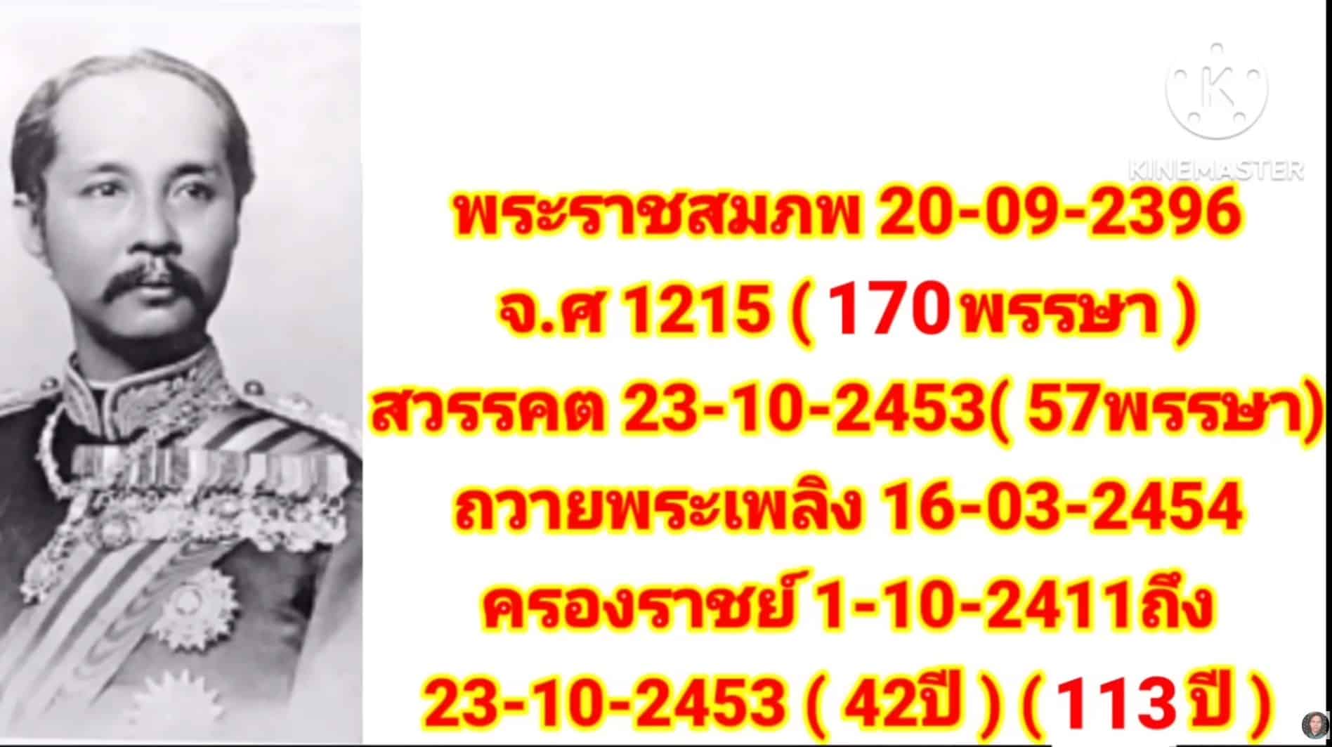 เลขนำโชค พระราม 5