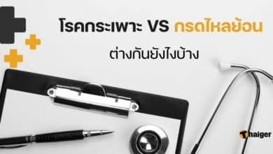 โรคกระเพาะ VS กรดไหลย้อน