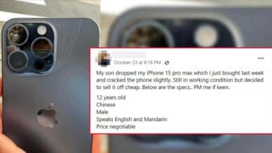 พ่อประกาศขายไอโฟน 15 pro max