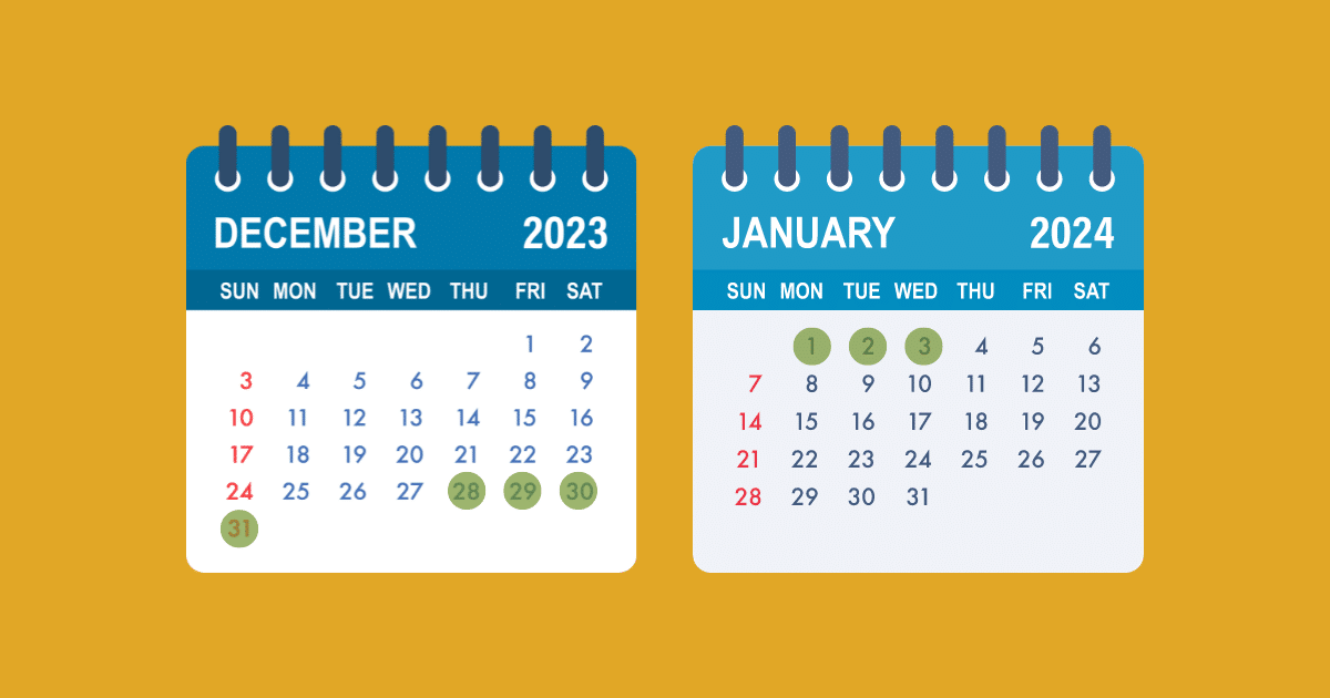 กางปฏิทิน 7 วันอันตรายปีใหม่ 2567 วันไหนบ้าง ย้อนสถิติอุบัติเหตุ