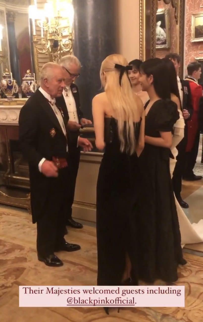BLACKPINK พระเจ้าชาร์ลส์ที่ 3
