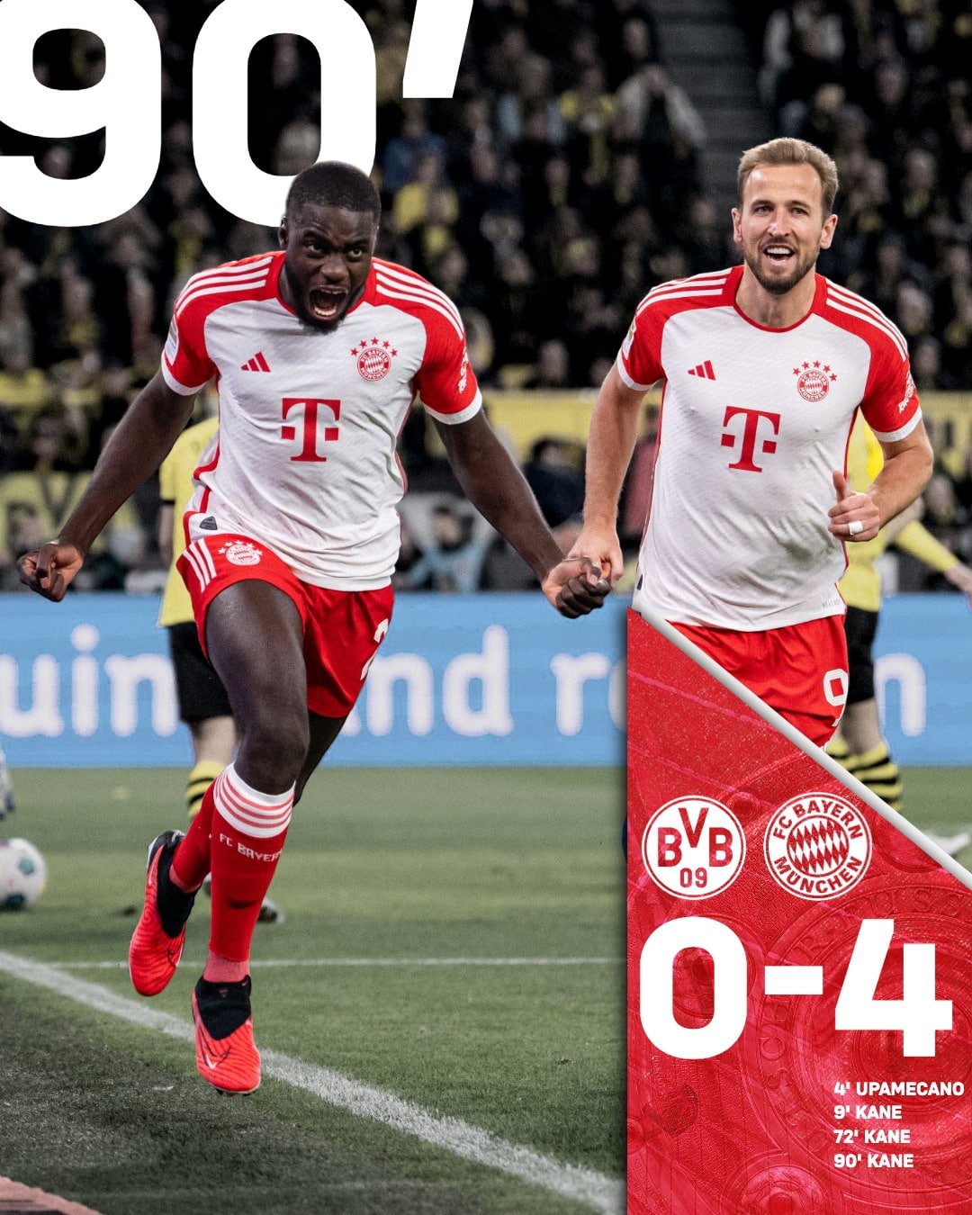 ผลบอลเมื่อคืนนี้ บุนเดสลีกา ดอร์ทมุนด์ บาเยิร์น