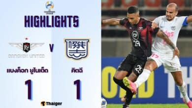 ผลบอลเมื่อคืนนี้ เอเอฟซี แชมเปี้ยนส์ลีก แบงค็อก ยูไนเต็ด คิตฉี