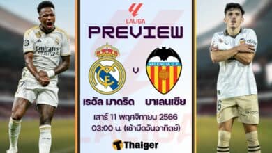 ดูบอลสด ลาลีกา เรอัล มาดริด บาเลนเซีย