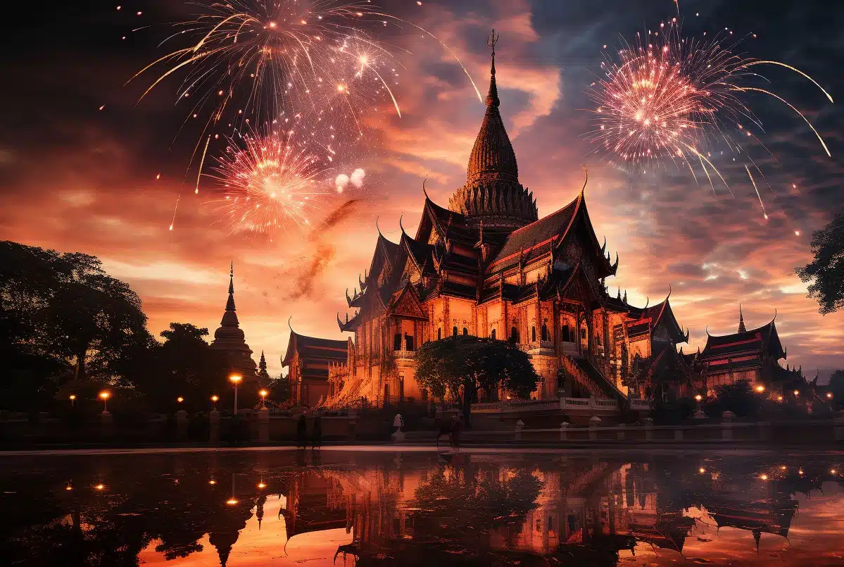 คำอวยพรวันลอยกระทง จีน