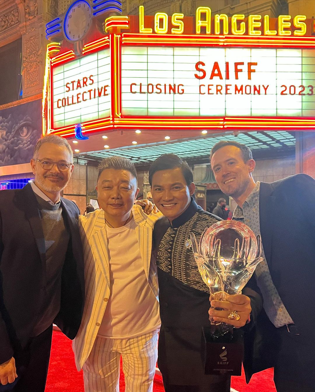 จา พนม รับรางวัล Outstanding Asian Artist 2023
