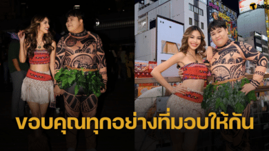 "น้ำเพชร" โพสต์ภาพคู่ "อาไท" พร้อมขอบคุณทุกอย่าง สาดความหวานหลังเป็นแฟน