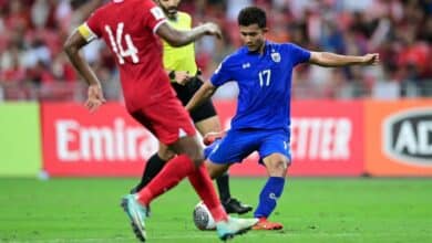 ผลบอลไทยสิงคโปร์