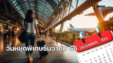 วันหยุดพิเศษเดือนธันวาคม 66