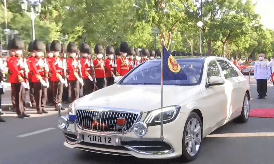 เลขทะเบียนรถ เจ้าฟ้าทีปังกรฯ เสด็จถวายผ้ากฐิน 16 11 66