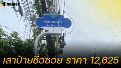 เสาป้ายชื่อซอย ตำบลบางนายสี