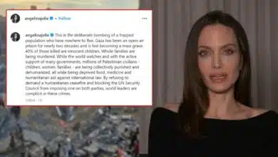 แองเจลิน่า โจลี่ ประณามอิสราเอล