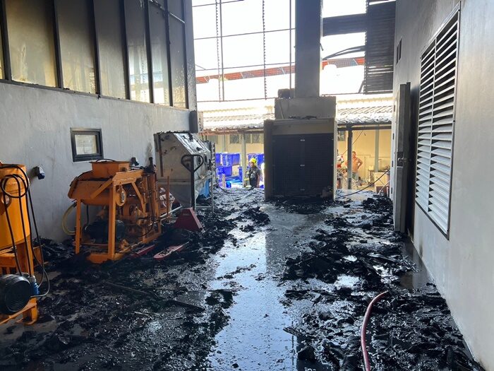 ไฟไหม้ ม.เกษตร