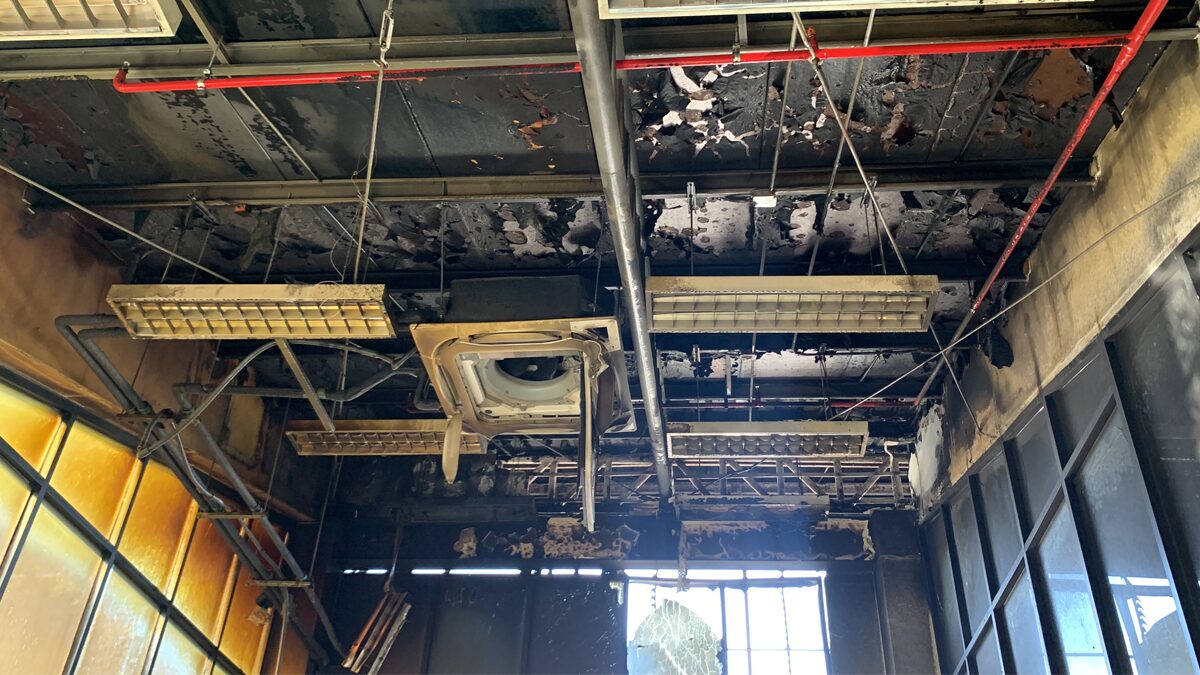 ไฟไหม้ ม.เกษตร