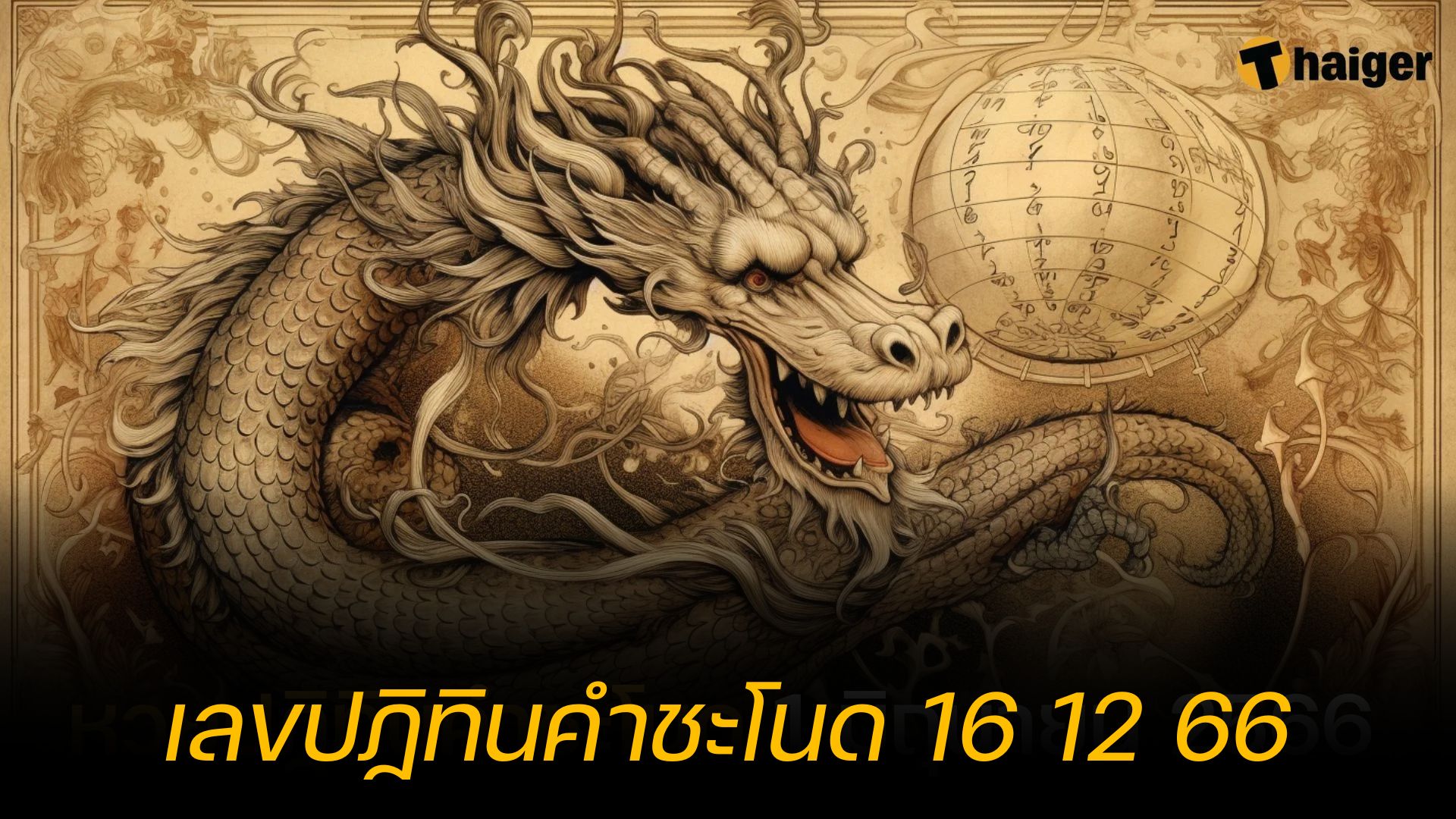 ปฏิทินคำชะโนด เลขที่ 16 12 66