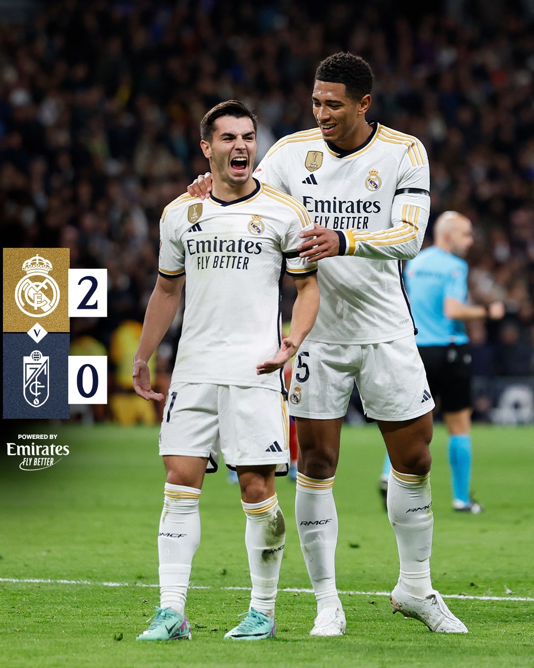 ผลบอลเมื่อคืนนี้ ลาลีกา เรอัล มาดริด กรานาด้า