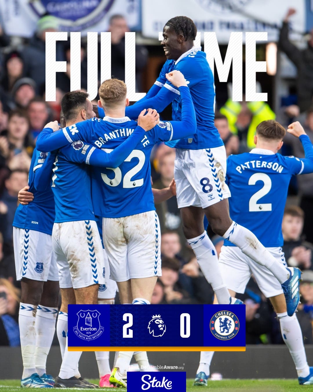 ผลบอลล่าสุด พรีเมียร์ลีก เอฟเวอร์ตัน เชลซี