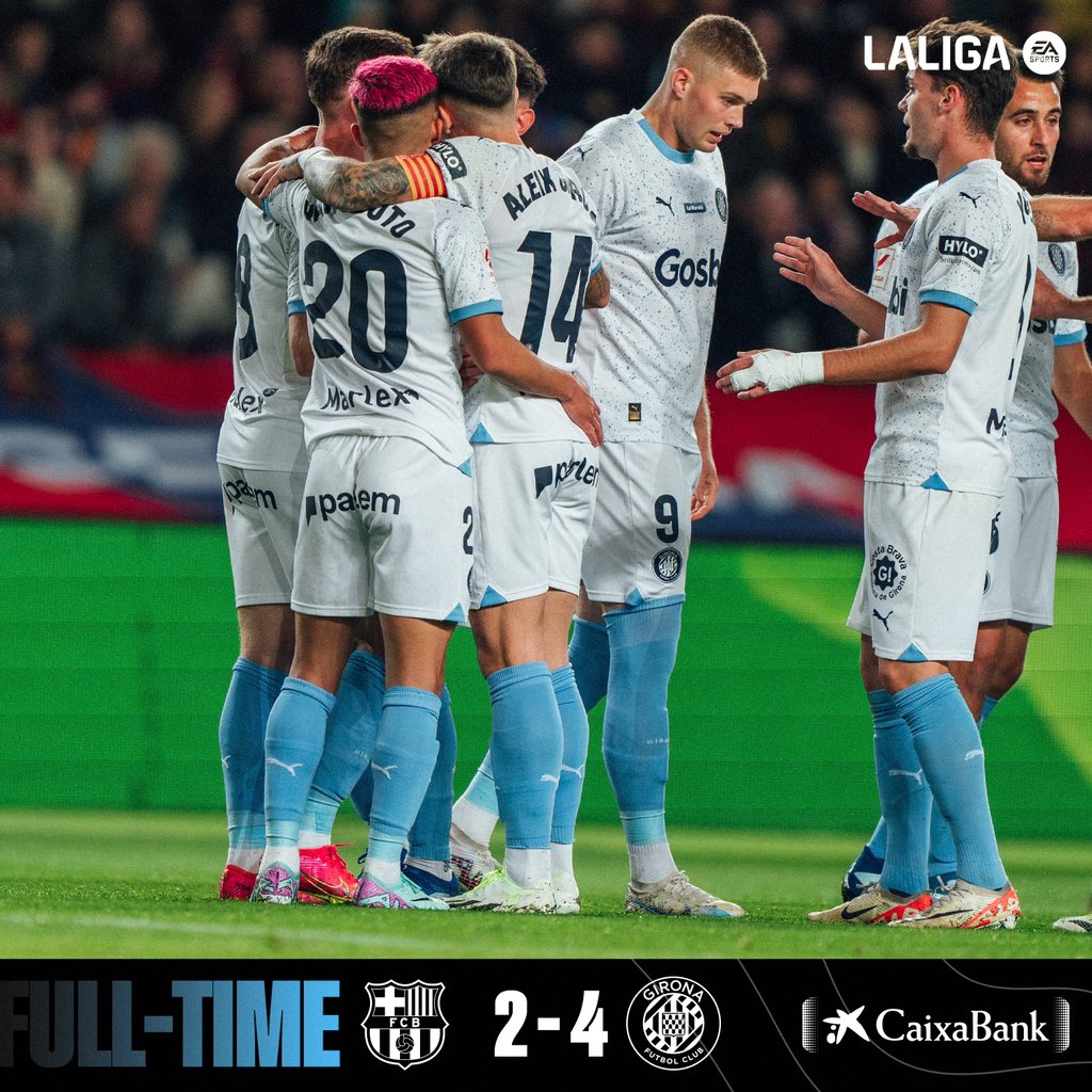 ผลบอลเมื่อคืนนี้ ลาลีกา บาร์เซโลน่า คิโรน่า