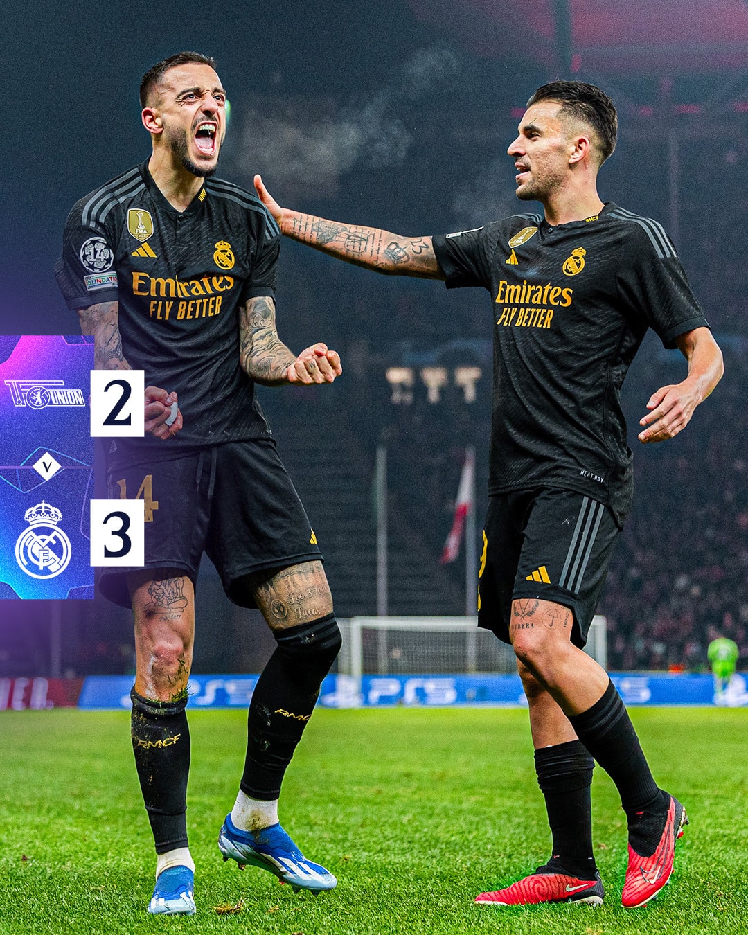 ผลบอลเมื่อคืนนี้ ยูฟ่า แชมเปี้ยนส์ลีก อูไนโอน เบอร์ลิน เรอัล มาดริด