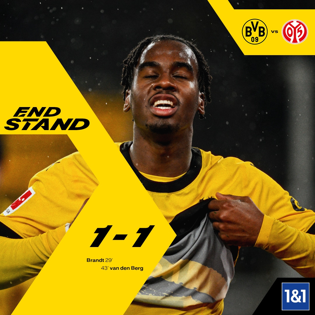 ผลบอลเมื่อคืนนี้ บุนเดสลีกา ดอร์ทมุนด์ ไมนซ์