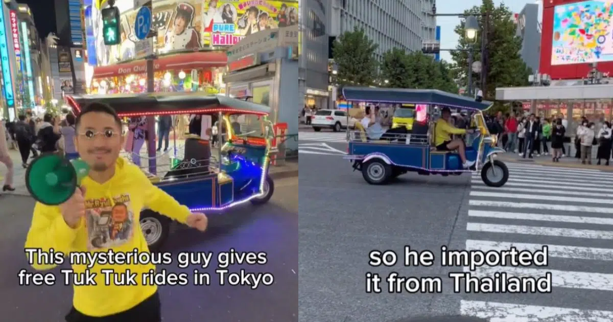 ไวรัลรถตุ๊กตุ๊กไทยในฐี่ปุ่น