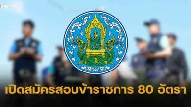 กรมชลประทาน ประกาศรับสมัครสอบข้าราชการ 80 อัตรา เริ่ม 26 ธ.ค. 66