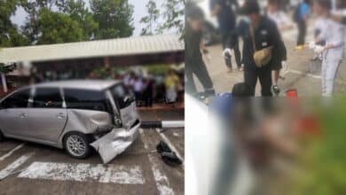 ลุงเมาแล้วขับไปรับหลาน