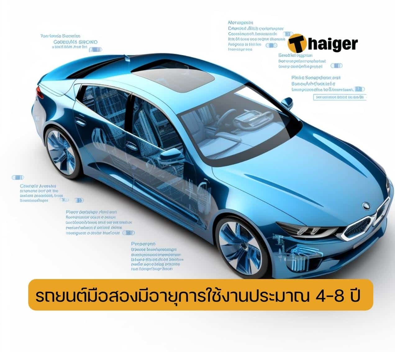 รถยนต์มือสองมีอายุการใช้งานประมาณ 4-8 ปี