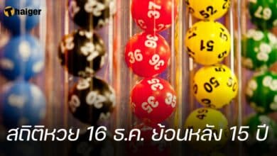 สถิติหวย 16 ธ.ค. ย้อนหลัง 15 ปี