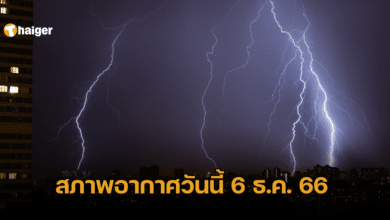สภาพอากาศวันนี้ 06 ธ.ค. 66