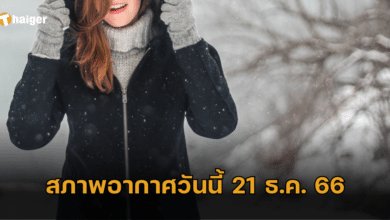 สภาพอากาศวันนี้ 21 ธ.ค. 66