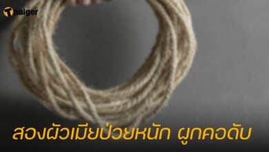 สองผัวเมียป่วยหนัก ผูกคอดับ