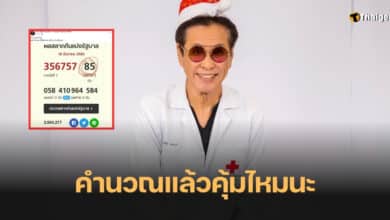 หมอธีระวัฒน์ถูกหวย