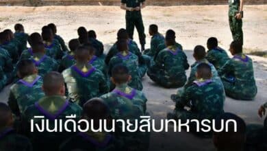 เงินเดือนนายสิบทหารบก