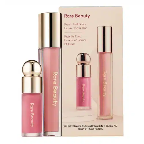 เซตคู่ ลิปกลอสและบรัชออน RARE BEAUTY ราคา 1,250 บาท