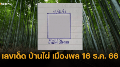 เลขเด็ด บ้านไผ่ เมืองพล แนวทางชั้นเยี่ยม รีบซื้อก่อนหมด งวด 16 12 66