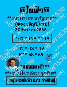 เลขเด็ด หวยเขียว 30 12 66