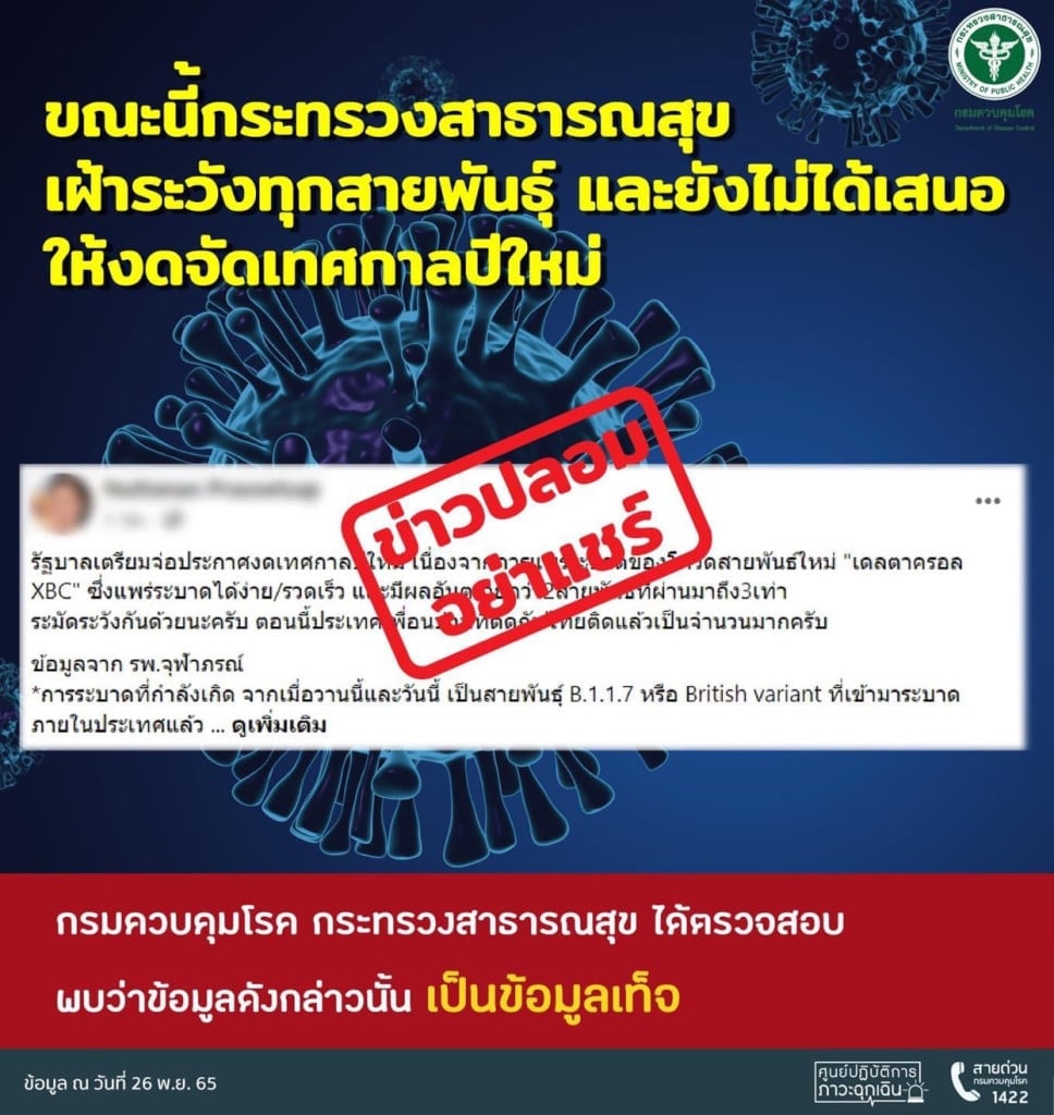 โควิดระบาด งดจัดงานปีใหม่ 2567