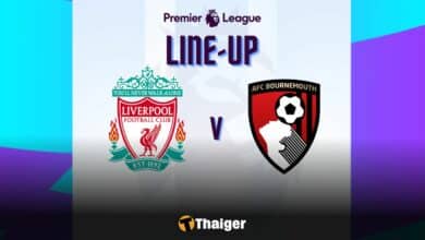 11 ตัวจริง บอร์นมัธ ลิเวอร์พูล