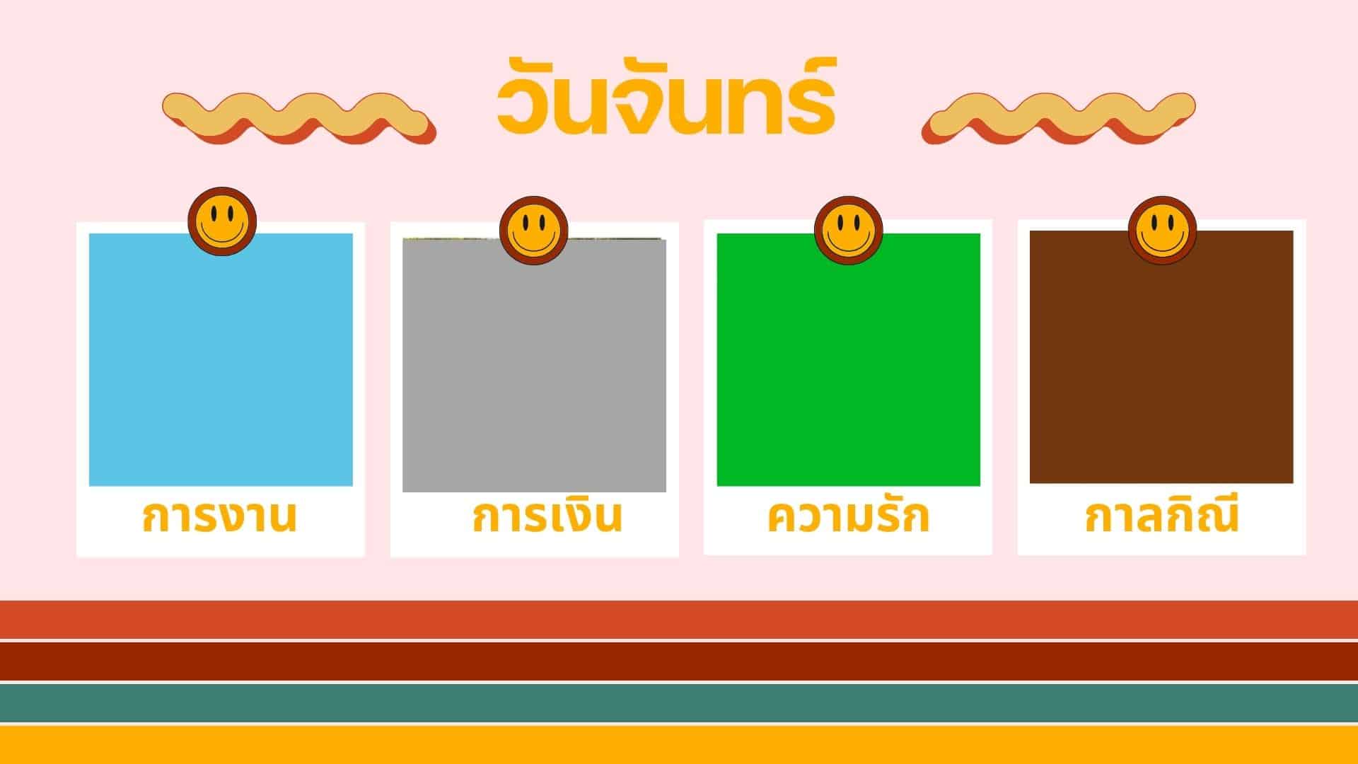 สีเสื้อมงคลวันจันทร์เดือนกุมภาพันธ์ 2567