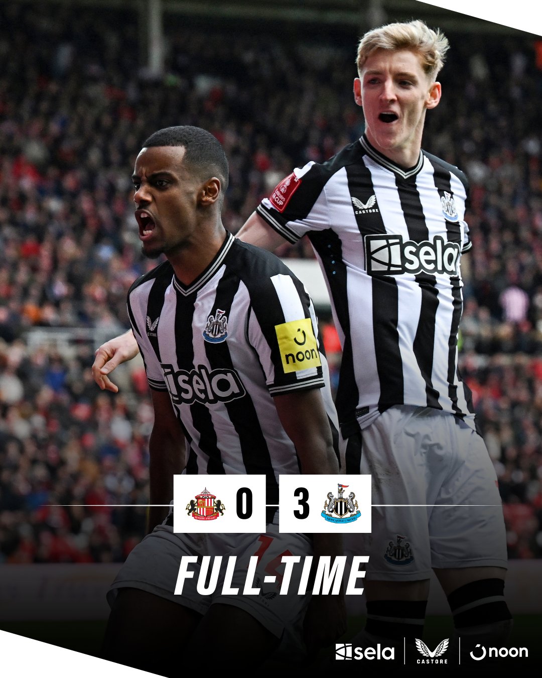 ผลบอลล่าสุด เอฟเอ ซันเดอร์แลนด์ นิวคาสเซิ่ล