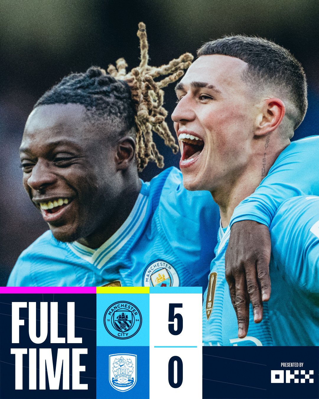 ผลบอลเมื่อคืนนี้ เอฟเอ แมนซิตี้ ฮัดเดอร์สฟิลด์