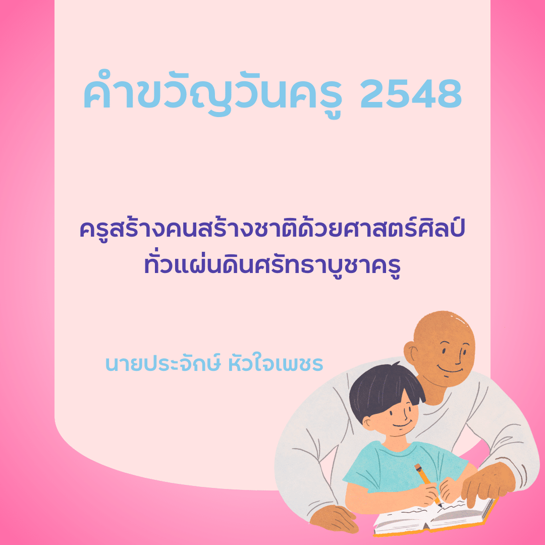 คำขวัญวันครู 2567