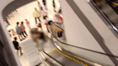 ตกบันไดเลื่อนห้างดังปราจีน