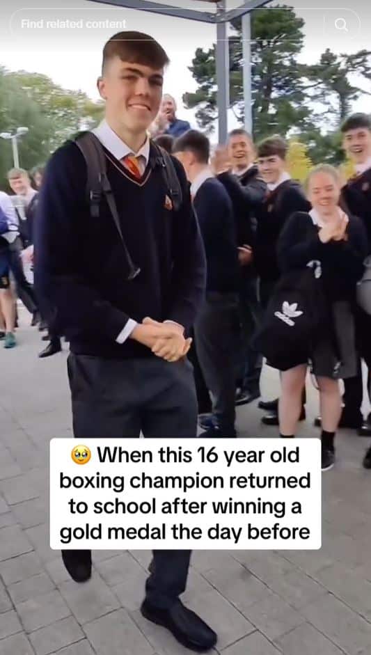 นักเรียนไอริช ต่อมวยได้เหรียญทอง