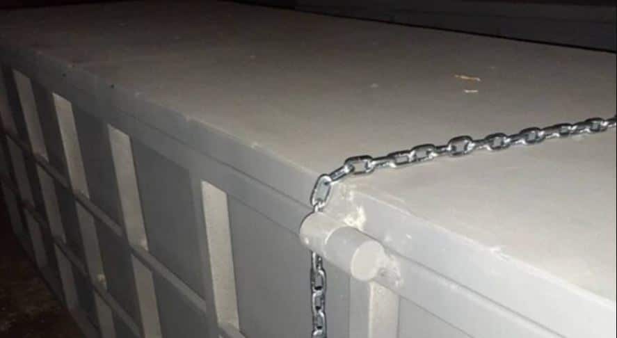 ลูกฆ่าพ่อหีบเหล็กถ่วงน้ำ