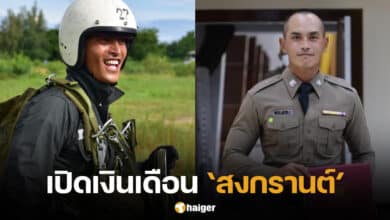 เงินเดือนตำรวจ สงกรานต์ เตชะณรงค์