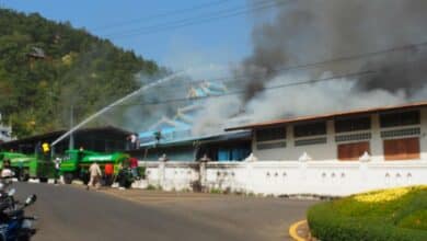 ไฟไหม้วัดนอน แม่ฮ่องสอน